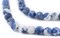 The Bead Chest Matte Round Sodalite Beads (8mm): Organic Gemstone Round Spherical Energy Stone Healing Power Crystal for Jewelry Bracelet Mala Necklace Making